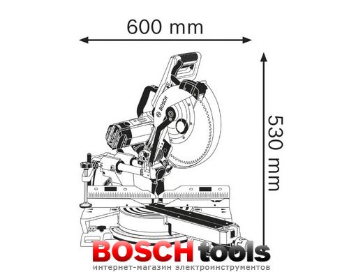 Пила торцовочная Bosch GCM 12 SDE