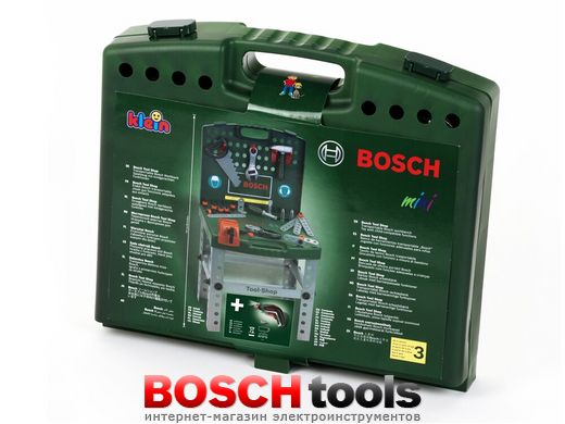 Дитячий ігровий набір Майстерня Bosch Tool-Shop (Klein 8676) у валізці