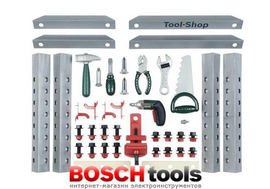 Детский игровой набор Мастерская Bosch Tool-Shop (Klein 8676) в чемоданчике