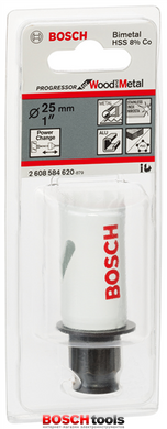 Біметалічна кільцева пила Bosch Progressor for Wood and Metal, 25х40 мм