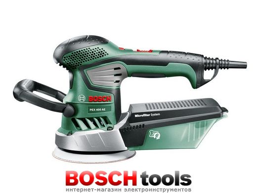 Ексцентрикова шліфувальна машина Bosch PEX 400 AE New