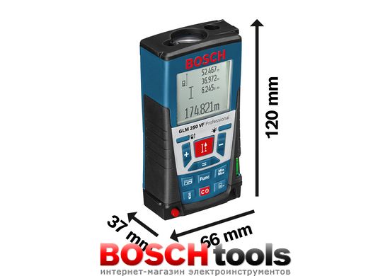 Лазерний далекомір Bosch GLM 250 VF