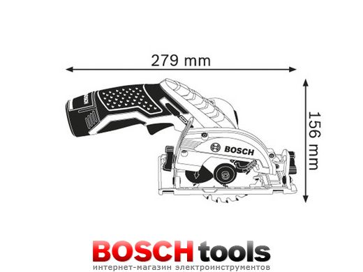 Акумуляторна циркулярна пилка Bosch GKS 12V-26