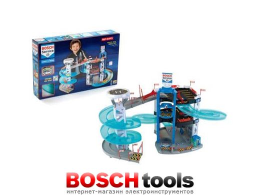 Дитячий ігровий набір Паркінг Bosch Car Service з 3 рівнями парковки і вежею (Klein 2809)