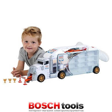 Детский игровой набор Коллекционный бокс-автопоезд Bosch Car Service (Klein 2837)