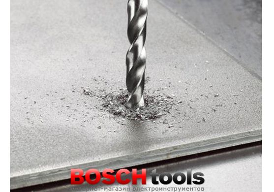 Набор сверл Bosch по металлу HSS-G, DIN 338, 135°, в металлической кассете (25 шт.)