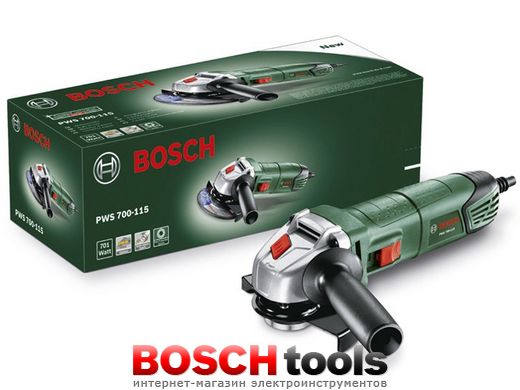 Угловая шлифмашина Bosch PWS 700-115