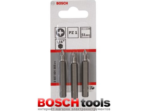 Насадка-бита Bosch PZ1 Extra Hart / 51 мм
