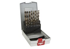 Набір свердел по металу Bosch ProBox HSS-Co з 19 шт., DIN 338 (кобальтовий сплав)