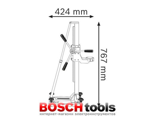 Стойка сверлильного станка Bosch GCR 180