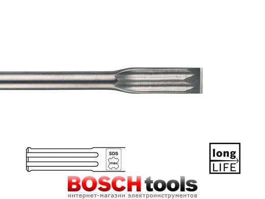 Зубило пласке Bosch RTec Sharp SDS-max, 25 x 400 мм