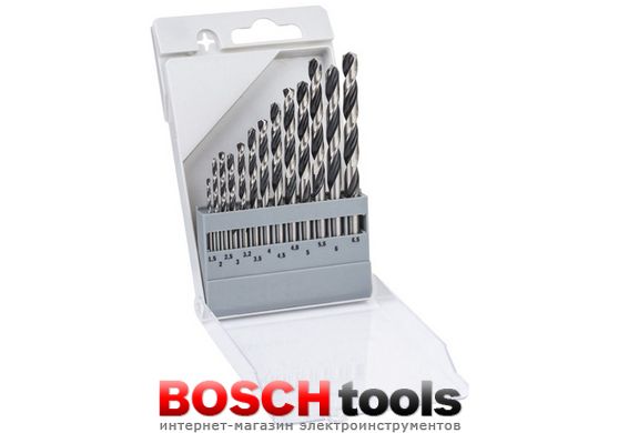 Набір свердел Bosch HSS PointTeQ по металу Bosch, (13 шт.)