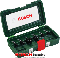 Набор фрез Bosch TC (хвостовик 8 мм) из 6 шт.