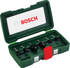 Набор фрез Bosch TC (хвостовик 8 мм) из 6 шт.