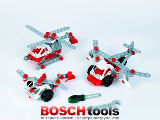 Дитячий ігровий набір Bosch для конструювання вертольотів 3в1 (Klein 8791) "HELICOPTER TEAM"