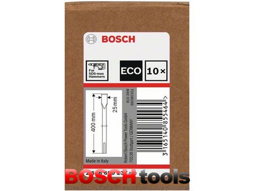 Зубило плоское Bosch SDS-Max 25x400 мм, ECO