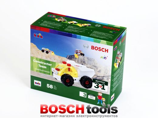 Дитячий ігровий набір Bosch для конструювання будівельних машин 3в1 (Klein 8792) "CONSTRUCTOR TEAM"
