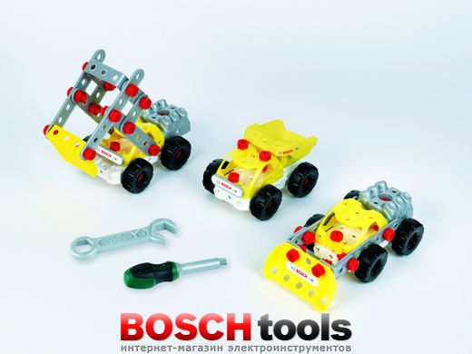 Детский игровой набор Bosch для конструирования строительных машин 3в1 (Klein 8792) "CONSTRUCTOR TEAM"