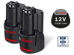 Аккумулятор Bosch GBA 12V 1.5A*h Professional, (2 шт.)