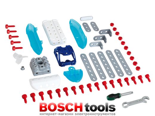 Дитячий ігровий набір Bosch для конструювання водного транспорту 3в1 (Klein 8794) "WATERCRAFT TEAM"
