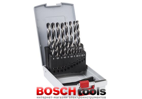 Набор сверл Bosch по металлу HSS PointTeQ ProBox, (19 шт.)