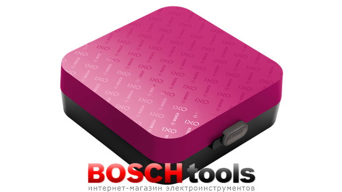 Аккумуляторный шуруповёрт Bosch IXO VI Colour Edition в футляре с набором бит и з/у
