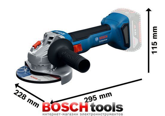Набір акумуляторних інструментів Bosch Professional: дриль-шурупокрут GSR 18V-65, перфоратор GBH 18V-22, КШМ GWS 18V-8 з 2 акб GBA 18V 5.0 Ah і з/п GAL 18V-40 в 3 кейсах L-BOXX 136
