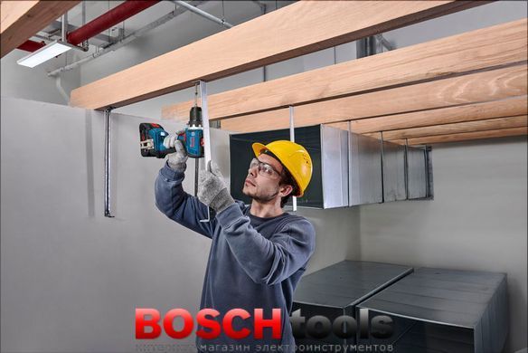 Набір акумуляторних інструментів Bosch Professional: дриль-шурупокрут GSR 18V-65, перфоратор GBH 18V-22, КШМ GWS 18V-8 з 2 акб GBA 18V 5.0 Ah і з/п GAL 18V-40 в 3 кейсах L-BOXX 136