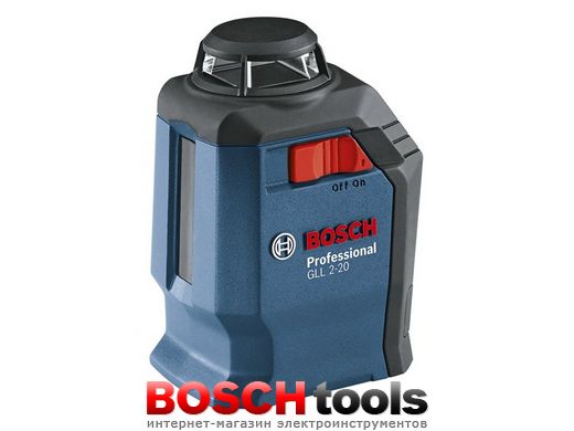 Лінійний лазерний нівелір Bosch GLL 2-20