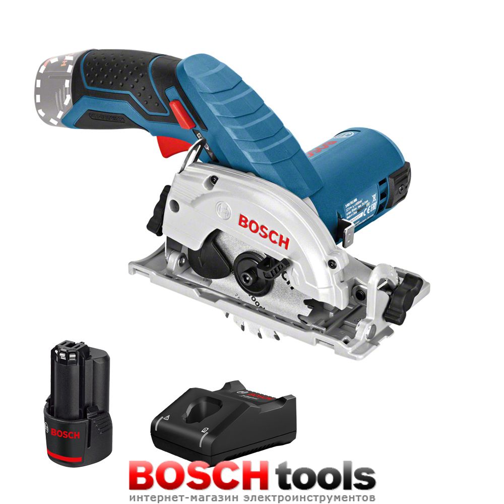 Аккумуляторная дисковая пила Bosch GKS 12V-26 - купить BOSCH 0615990M41 -  супер цена - BOSCHtools