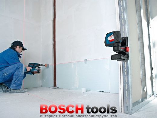 Линейный лазерный нивелир Bosch GLL 2-50