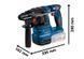 Набір акумуляторних інструментів Bosch Professional: GSR 18V-65 + GDX 18V-285 + GBH 18V-22 + 3x5.0Ah + GAL 12V/18V-80 + сумка M-BAG