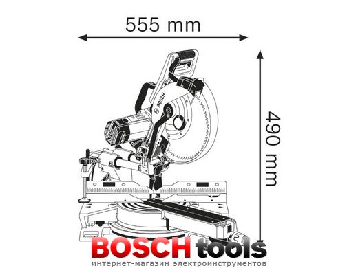 Торцювальна пилка Bosch GCM 350-254