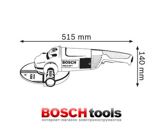 Кутова шліфувальна машина Bosch GWS 22-180 H