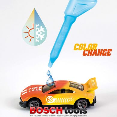 Дитячий ігровий набір Bosch Car Service Pit Lane, з автомобілем що змінює колір (Klein 2866)