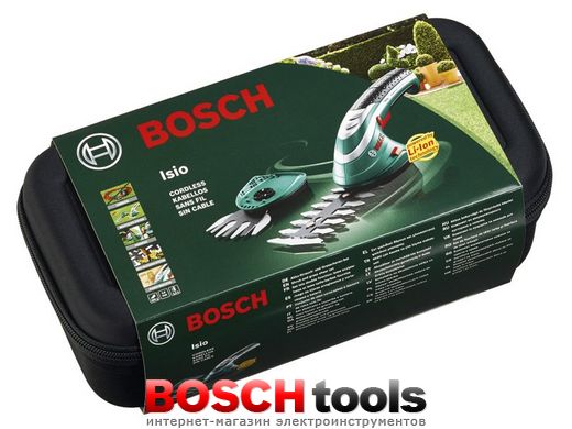 Акумуляторні ножиці Bosch Isio 3, для трави
