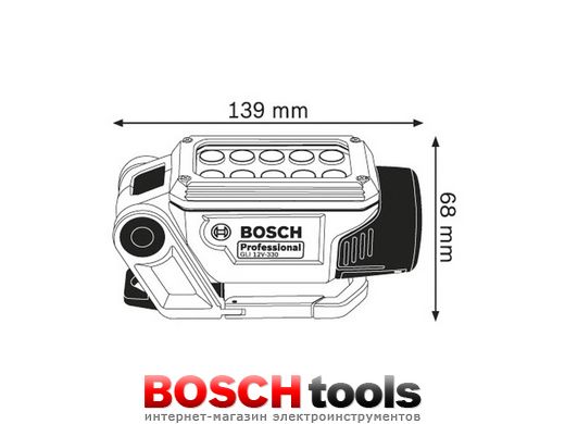 Акумуляторний ліхтар Bosch GLI 12V-330