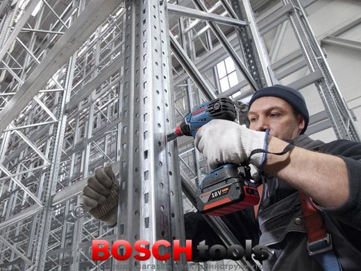 Акумуляторний ударний шуруповерт/гайковерт Bosch GDX 18 V-LI Professional