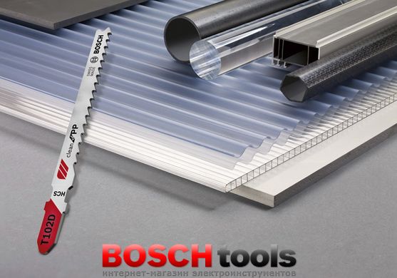 Лобзиковое пильное полотно Bosch T 301 CHM Clean for Plastic Composites