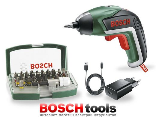 Аккумуляторный шуруповёрт Bosch IXO V Bit Set, New Promo
