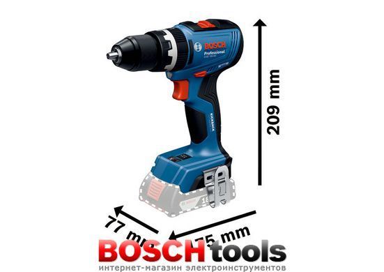 Акумуляторна ударна дриль/шурупокрут GSB 18V-65 PROFESSIONAL