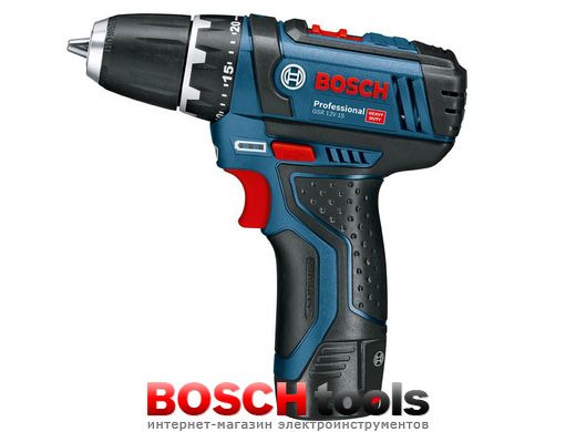 Акумуляторна дриль-шурупокрут Bosch GSR 12V-15 Professional