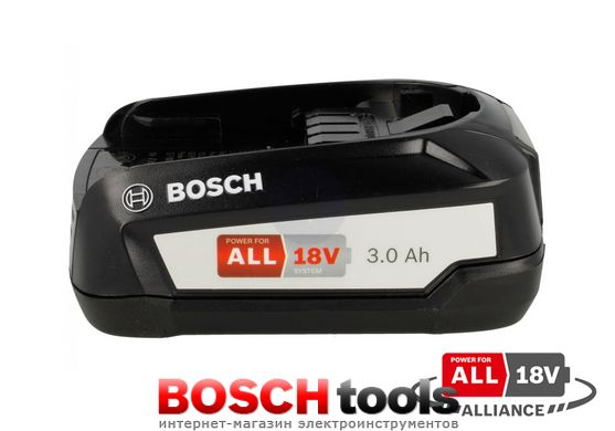 Аккумулятор Bosch PBA 18V 3,0Ah POWER FOR ALL ALLIANCE
