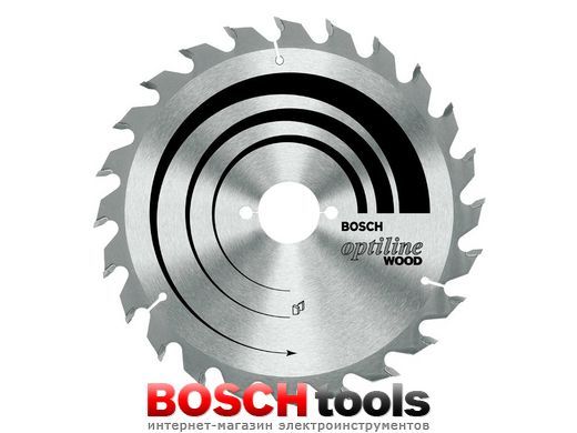 Пильный диск Bosch Optiline Wood, Ø 190x30x2,6 Z24