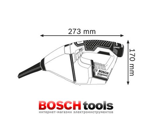 Акумуляторний пилосос Bosch GAS 12 V Professional