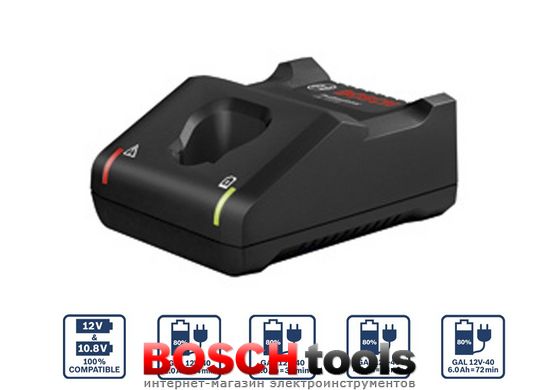 Зарядний пристрій Bosch GAL 12V-40 Professional