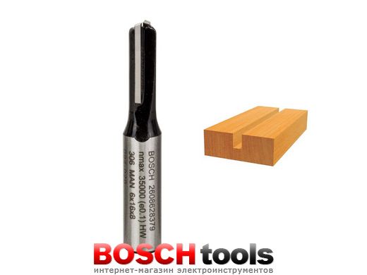 Пазовая фреза Bosch 6,0х16,0х48,0 мм