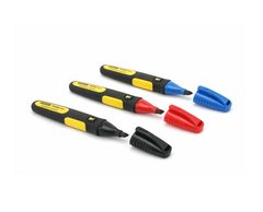 Набор маркеров "FatMax®" плоских со стойкими чернилами (черный, красный, синий) Stanley 0-47-315