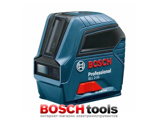 Линейный лазерный нивелир Bosch GLL 2-10