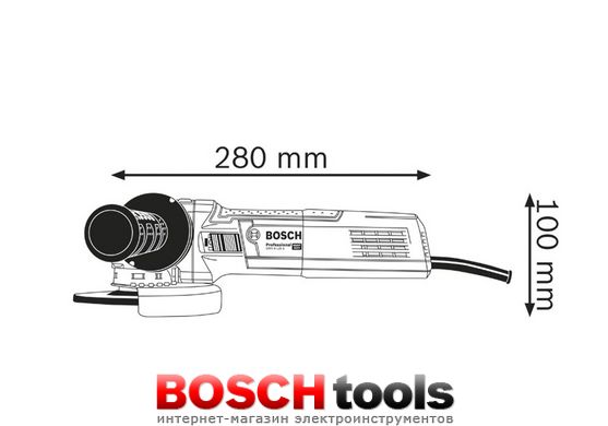 Кутова шліфмашина Bosch GWX 9-125 S з X-LOCK